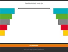 Tablet Screenshot of familienhilfe-freeda.de